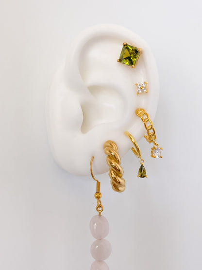 Crystal Blossom 925 Earrings