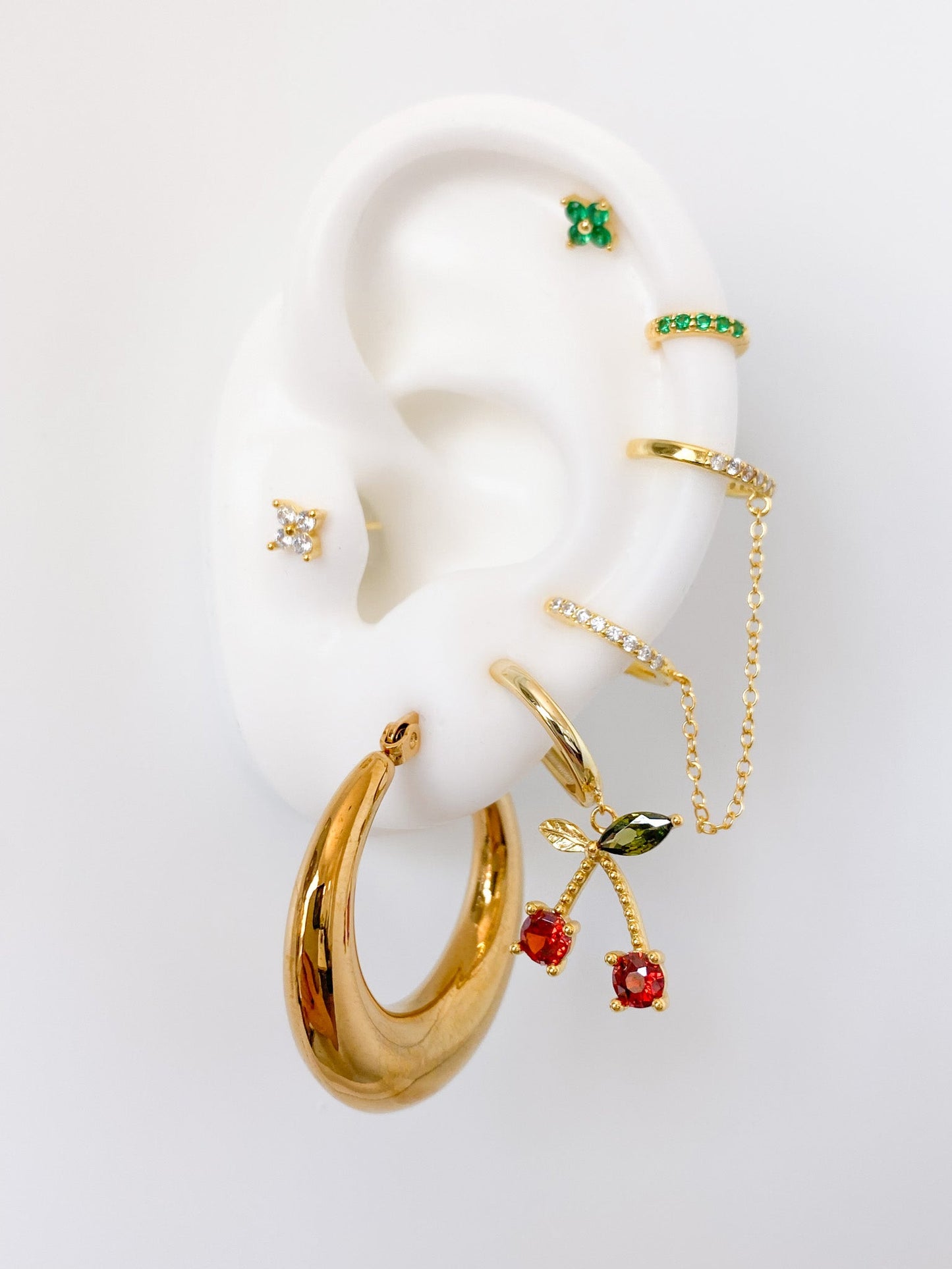 Crystal Blossom 925 Earrings